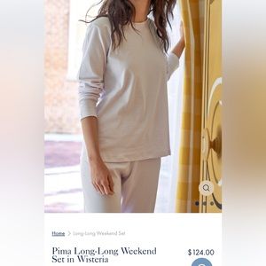 LAKE Pajamas, long/long set, XS